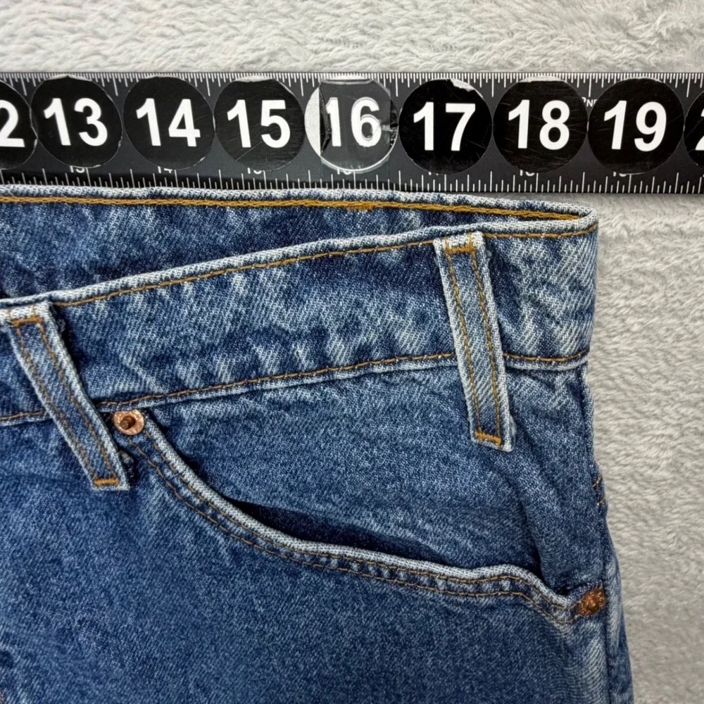 Vintage Levis 505 Jeans Men Tag 38x30‎ Actual 37X31 Blue Orange Tab 1996 NEW